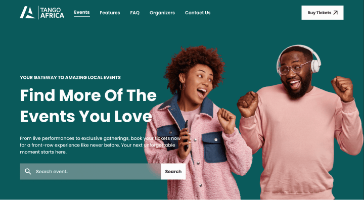 Tango Africa Website